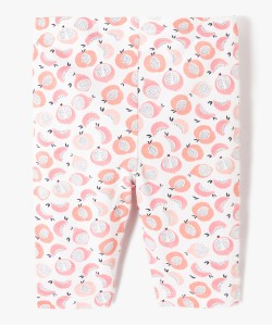 Legging bébé fille court à motifs